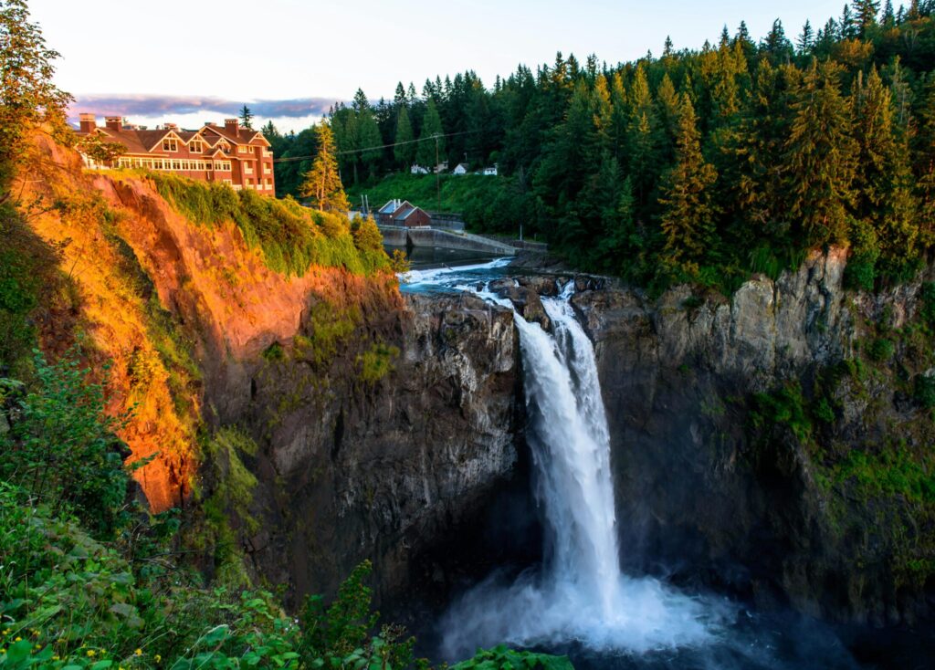 Beautiful Waterfall in the Nature